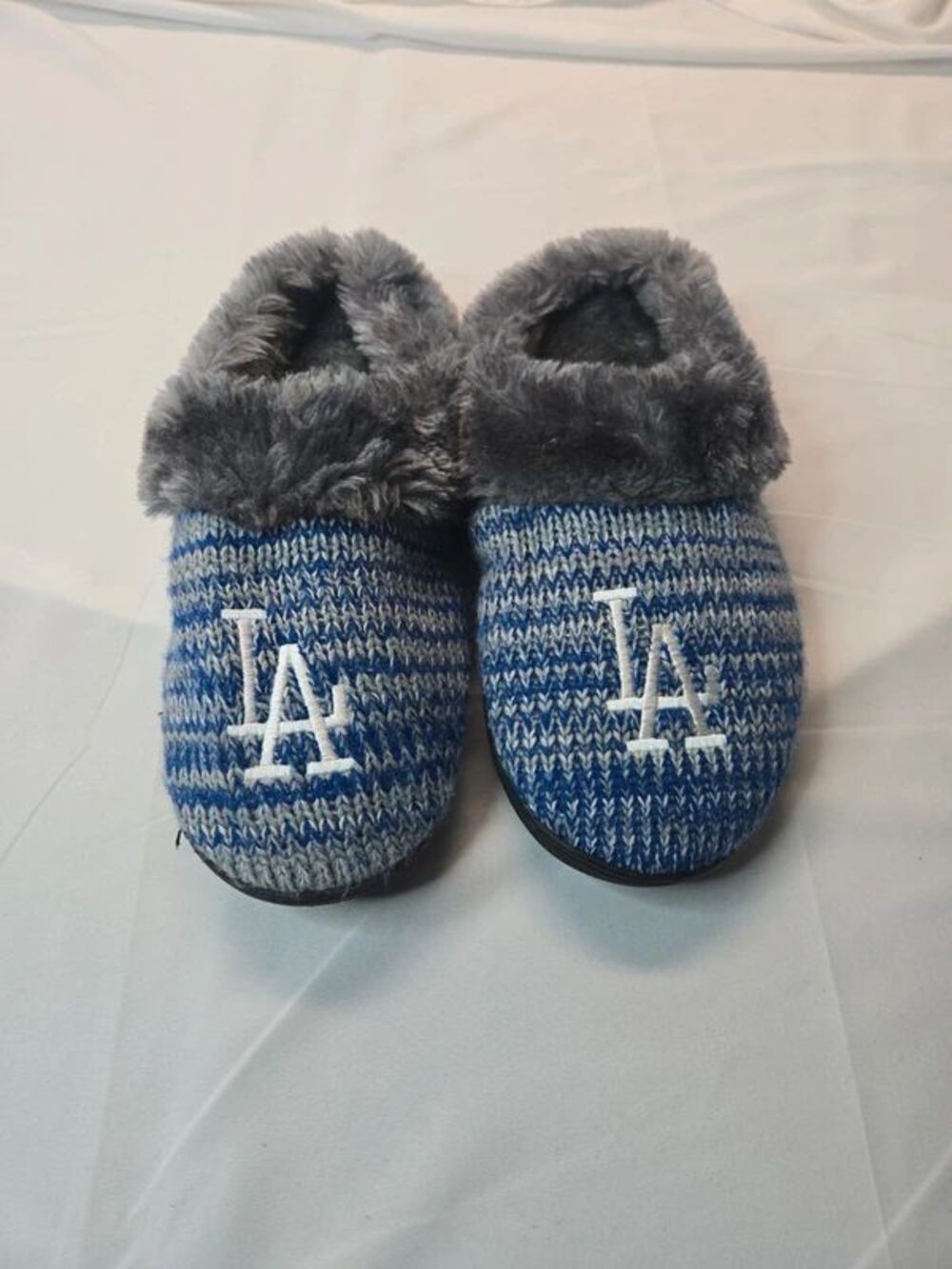 Los Angeles Dodgers Womens Peak Slide Slippers FOCO XL 11-12 House Shoes